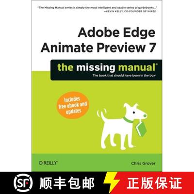 【3-4周达】Adobe Edge Animate Preview 7: The Missing Manual [9781449342005]