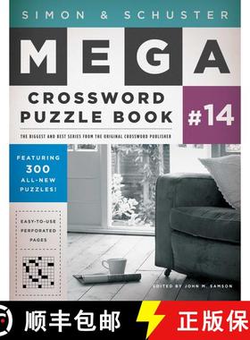 【3-4周达】Simon & Schuster Mega Crossword Puzzle Book #14: Volume 14 [9781476785455]