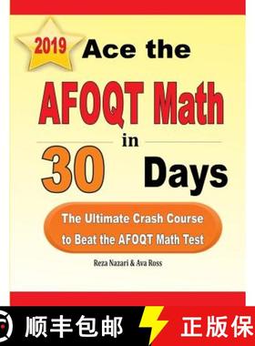 【3-4周达】Ace the AFOQT Math in 30 Days: The Ultimate Crash Course to Beat the AFOQT Math Test [9781970036985]