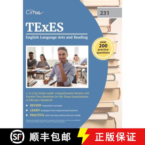 【3-4周达】TExES English Language Arts and Reading 7-12 (231) Study Guide: Comprehensive Review with ... [9781637981245]