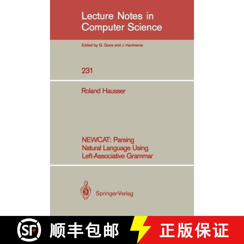【3-4周达】Newcat: Parsing Natural Language Using Left-Associative Grammar [9783540167815]