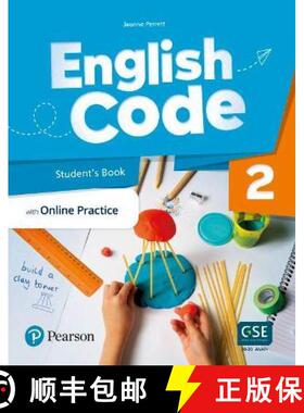 【3-4周达】English Code American 2 Student's Book + Student Online World Access Code pack [9781292352251]