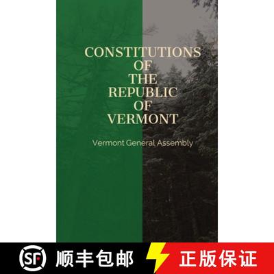 【3-4周达】Constitutions of the Republic of Vermont [9781088056318]