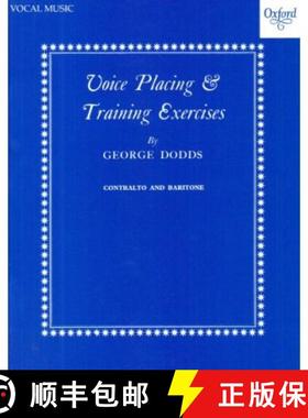 【3-4周达】Voice placing and training exercises: Low voice (contralto or baritone) [9780193221413]