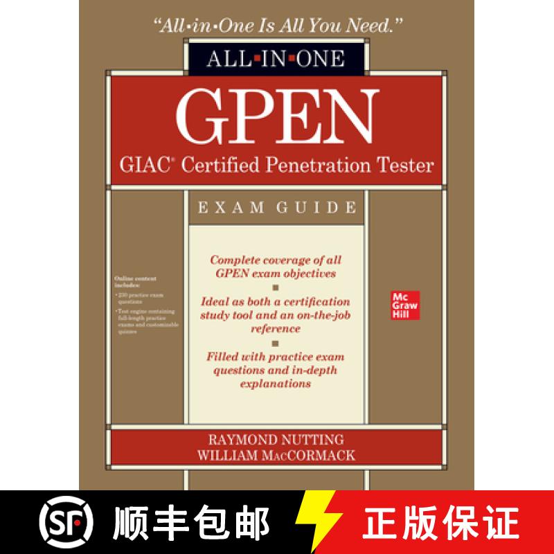 【3-4周达】Gpen Giac Certified Penetration Tester All-In-One Exam Guide [9781260456745]