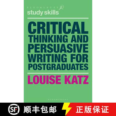 【3-4周达】Critical Thinking and Persuasive Writing for Postgraduates [9781137604422]