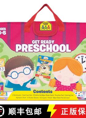 【3-4周达】School Zone Get Ready Preschool Learning Playset [9781601599056]