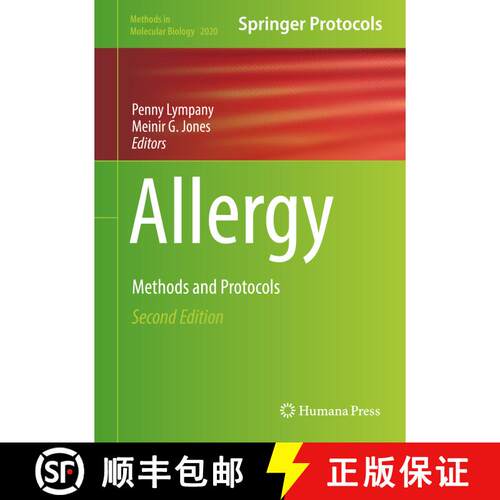 【3-4周达】精装 Allergy: Methods and Protocols (Second Edition 2019) [9781493995899]