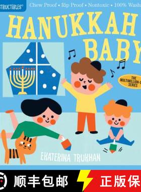 【3-4周达】Indestructibles: Hanukkah Baby: Chew Proof - Rip Proof - Nontoxic - 100% Washable (Book fo... [9781523508044]
