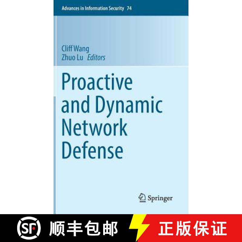 【3-4周达】Proactive and Dynamic Network Defense [9783030105969]