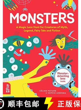 【3-4周达】Monsters: A Magic Lens Hunt for Creatures of Myth, Legend, Fairytale and Fiction [9781999968045]