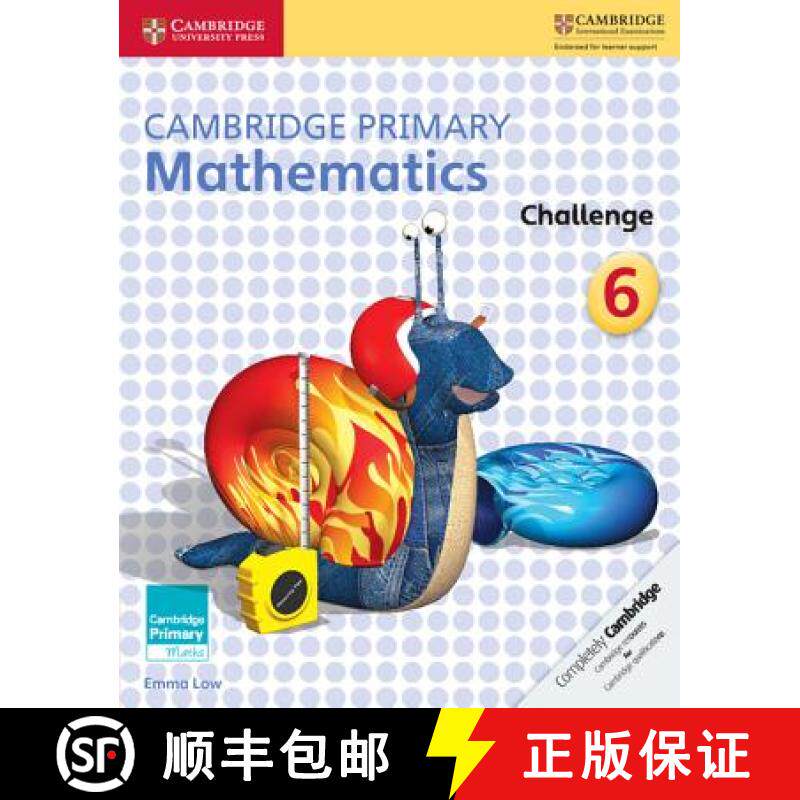 现货 Cambridge Primary Mathematics Challenge 6: - Cambridge Primary Mathematics Challenge 6 [9781316509258]
