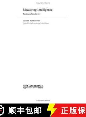 【3-4周达】Measuring Intelligence: Facts and Fallacies [9780521836197]