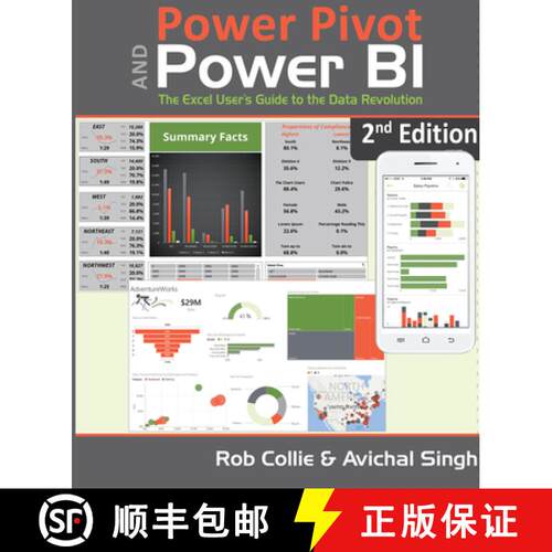 【3-4周达】Power Pivot and Power Bi: The Excel User's Guide to Dax, Power Query, Power Bi & Power Piv... [9781615470754]