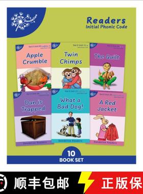 【3-4周达】Phonic Books Dandelion Readers Set 2 Units 11-20 Twin Chimps (Two Letter Spellings Sh, Ch,... [9780744095302]