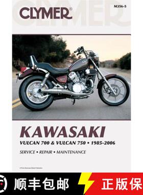 【3-4周达】Kawasaki Vulcan 700 & Vulcan 750 Motorcycle (1985-2006) Service Repair Manual [9781599690858]