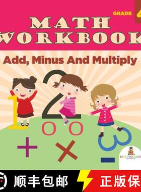 【3-4周达】Grade 4 Math Workbook: Add, Minus And Multiply (Math Books) [9781682123317]