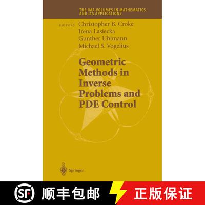 【3-4周达】Geometric Methods in Inverse Problems and PDE Control [9781441923417]
