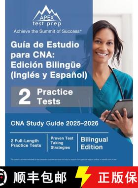 【3-4周达】Guía de Estudio para CNA: Edición Bilingüe (Inglés y Español), CNA Study Guide 2025-2... [9781637754580]