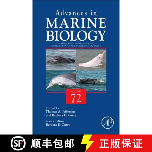 【3-4周达】精装 Humpback Dolphins (Sousa Spp.): Current Status and Conservation, Part 1: Volume 72 [9780128032589]