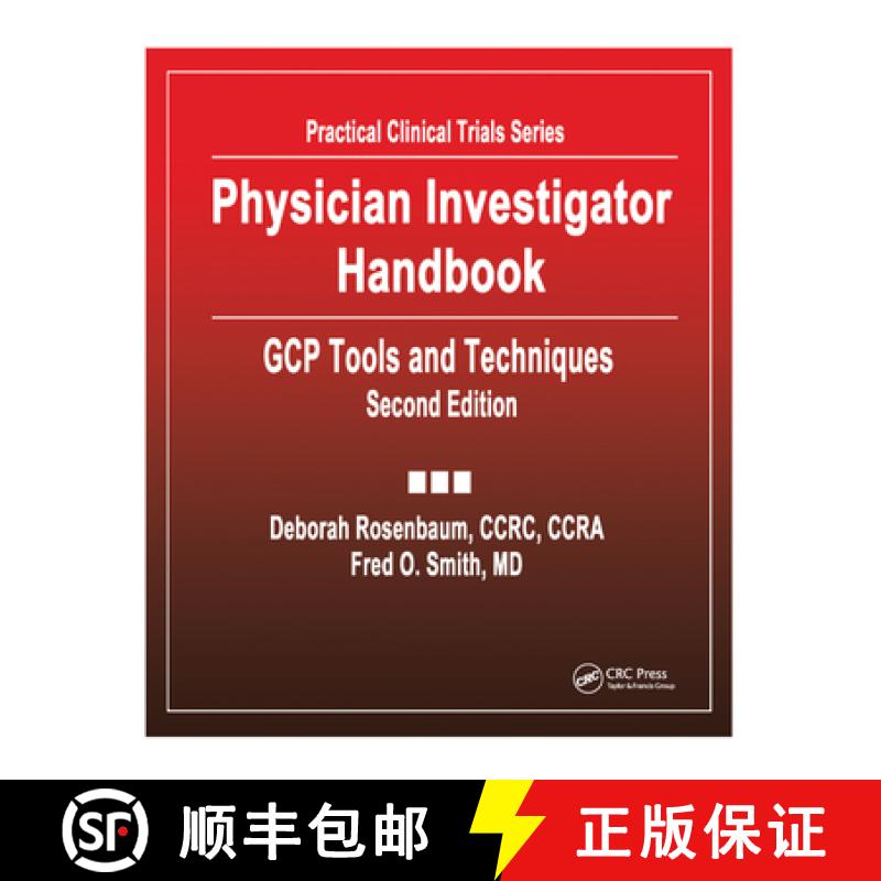 【3-4周达】Physician Investigator Handbook: Gcp Tools and Techniques, Second Edition [9780367396428]