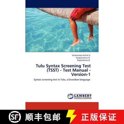 预订 Tulu Syntax Screening Test (Tsst) - Test Manual - Version-1 [9783845476278]