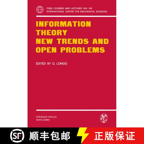 【3-4周达】Information Theory New Trends and Open Problems [9783211813782]