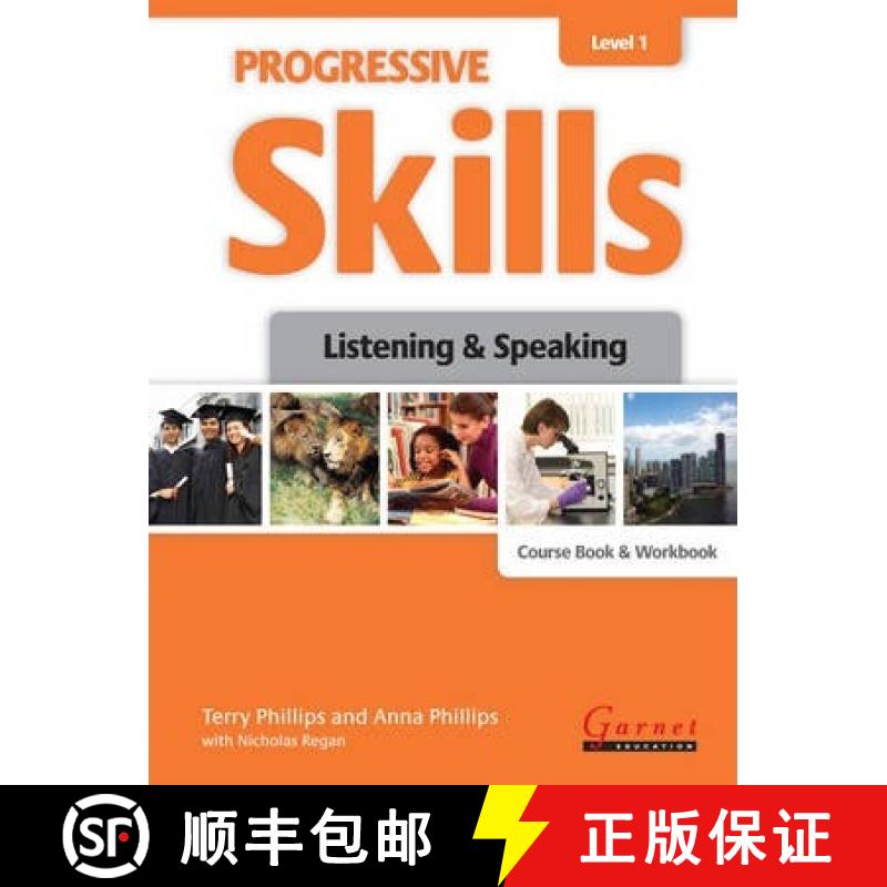 【3-4周达】Progressive Skills 1 - Listening and Speaking Combined Course Book and Workbook with audio... [9781908614001]
