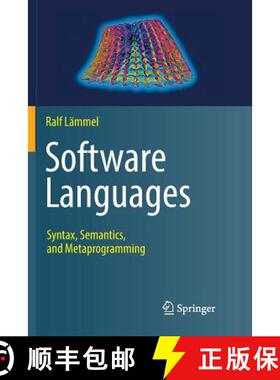 【3-4周达】Software Languages : Syntax, Semantics, and Metaprogramming [9783030081041]