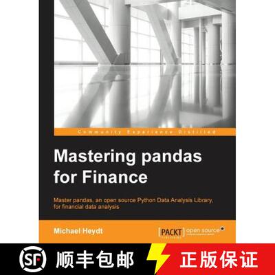 预订 Mastering Pandas for Finance [9781783985104]