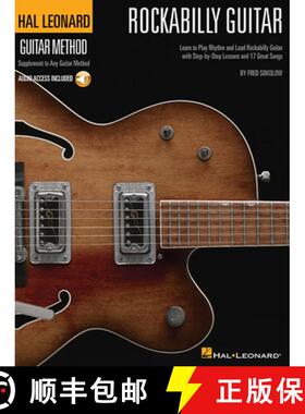 【3-4周达】Hal Leonard Rockabilly Guitar Method: Learn to Play Rhythm and Lead Rockability Guitar wit... [9781423493181]