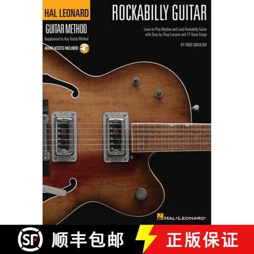 【3-4周达】Hal Leonard Rockabilly Guitar Method: Learn to Play Rhythm and Lead Rockability Guitar wit... [9781423493181]