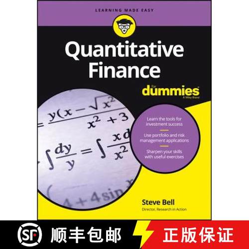 【3-4周达】Quantitative Finance For Dummies [Wiley金融] [9781118769461]