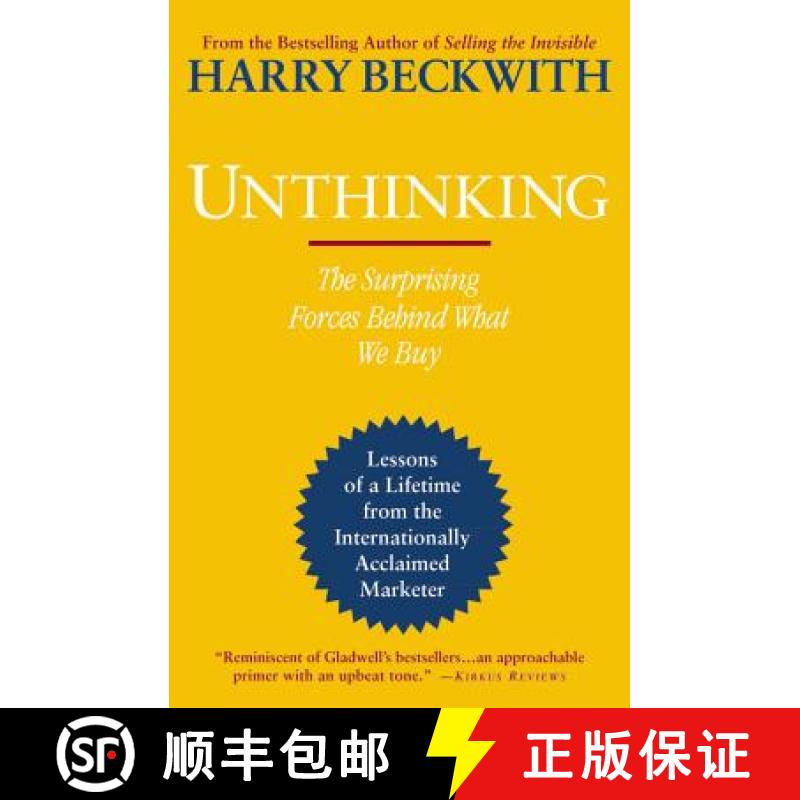 【3-4周达】Unthinking: The Surprising Forces Behind What We Buy [9780446564137]