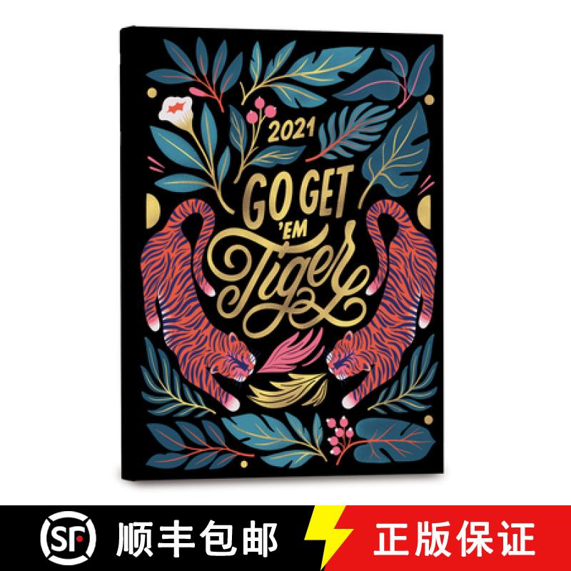 【2-3周达】GO GET EM TIGER 2021 WEEKLY PLANNER [9781531909680]