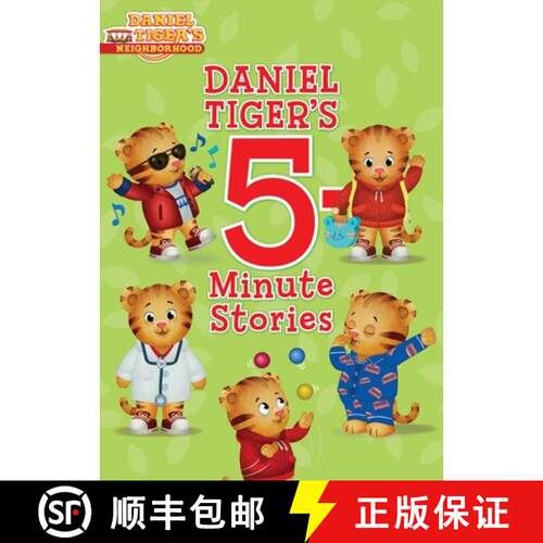 【3-4周达】精装 Daniel Tiger's 5-Minute Stories [9781481492201]