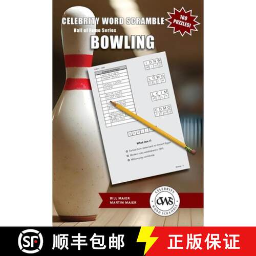 【3-4周达】Celebrity Word Scramble Hall of Fame Series Bowling [9798994098264]