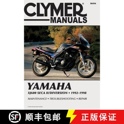 【3-4周达】Yamaha XJ600 Seca II/Diversion Motorcycle (1992-1998) Service Repair Manual [9780892877317]