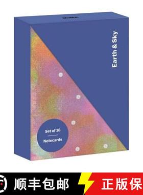 【3-4周达】Moma Earth & Sky Notecard Folio Box [9780735355361]