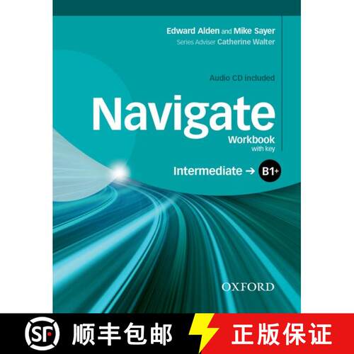 【3-4周达】Navigate: B1+ Intermediate: Workbook with CD (without key) [9780194566667]
