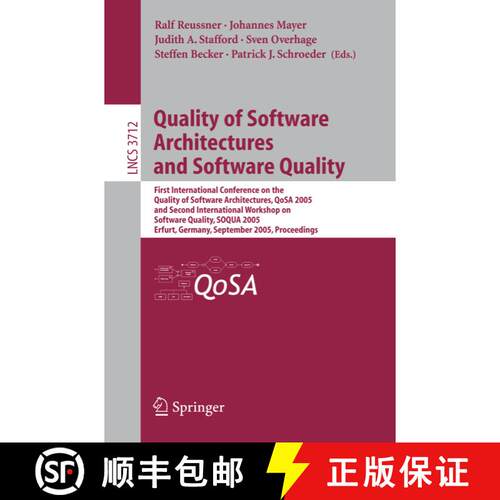 【3-4周达】Quality of Software Architectures and Software Quality: First International Conference on ... [9783540290339]