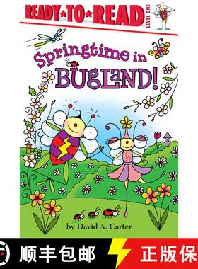 【3-4周达】Springtime in Bugland! (Ready-To-Read - Level 1 (Quality)) [9781442438903]