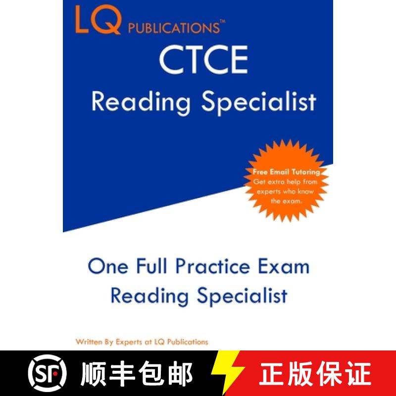 【3-4周达】CTCE Reading Specialist: One Full Practice Exam - Free Online Tutoring - Updated Exam Ques... [9781649263162]