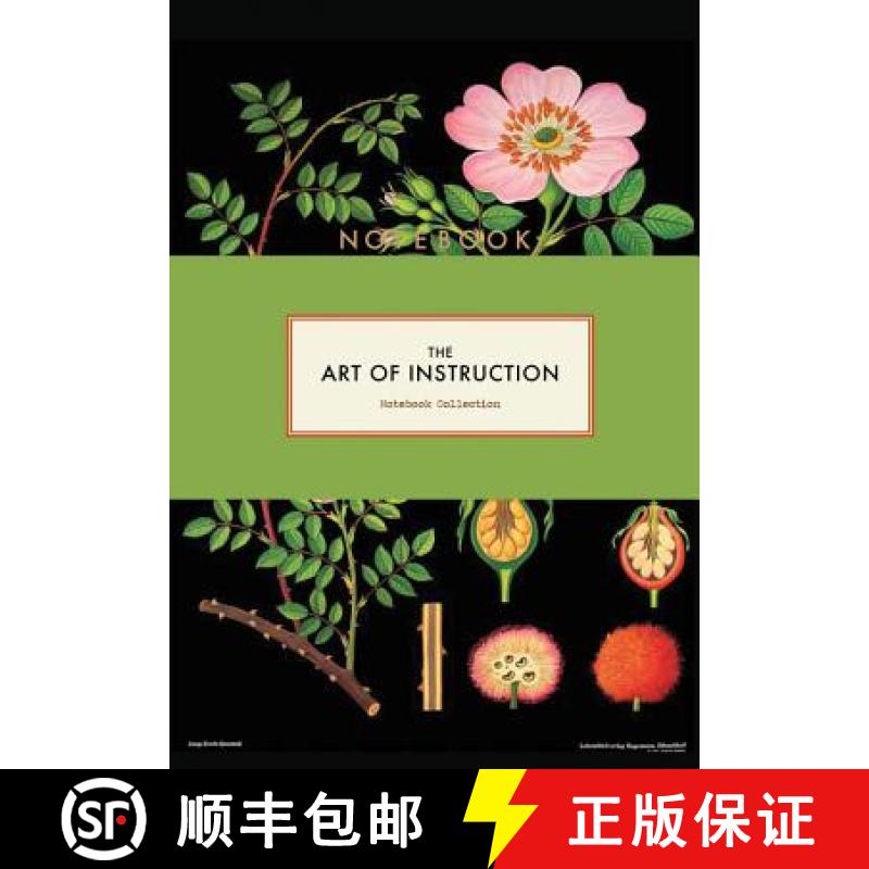 【3-4周达】The Art of Instruction Notebook Collection (Floral Notebooks, Gift for Flower Lovers, Note... [9781452110202]