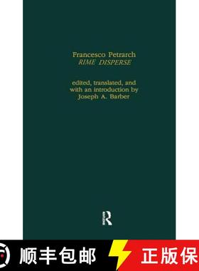 【3-4周达】Francesco Petrarch's Rime Disperse, Series A: Rime Disperse [9780815301448]