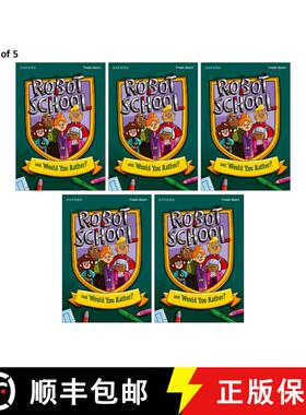 【3-4周达】Read Write Inc. Fresh Start Readers: Book 8: Robot School & Would You Rather? - Pack of 5 [9781382052856]