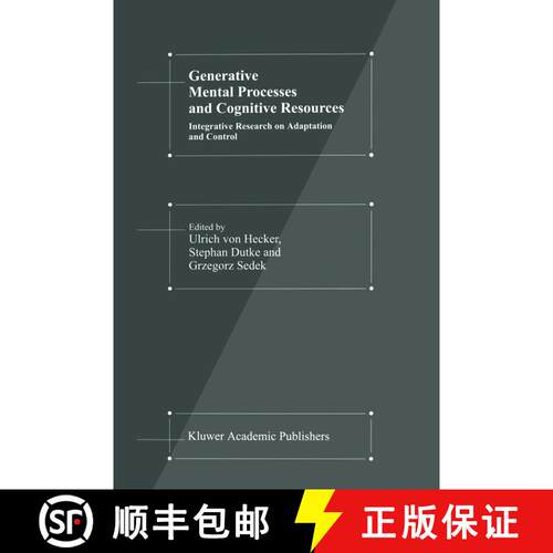 【3-4周达】Generative Mental Processes and Cognitive Resources: Integrative Research on Adaptation an... [9789401058803]