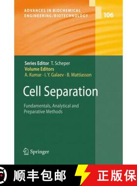【3-4周达】Cell Separation: Fundamentals, Analytical and Preparative Methods [9783642094545]