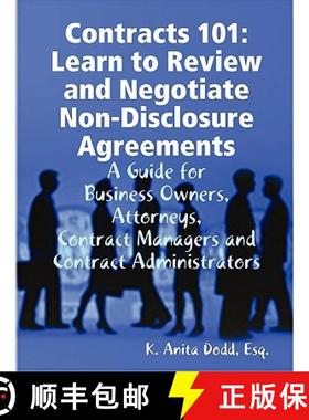 【3-4周达】Contracts 101: Learn to Review and Negotiate Non-Disclosure Agreements [9780615246215]