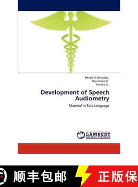 预订 Development of Speech Audiometry [9783846597002]